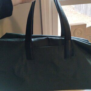 AWAY Travel Tote Sleek Black Nylon with Smart Interior